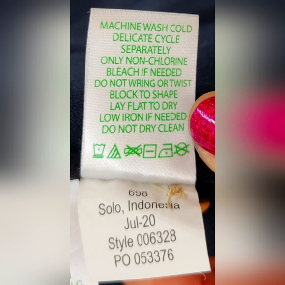 Lilly Pulitzer Women's Black Stretch Button Up Blazer Jacket, Size Small - Picture 5 of 5